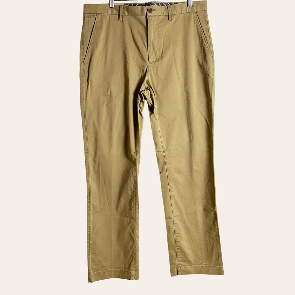 Banana Republic Vintage Straight Khaki Tan Chino Pants Men's Size 36x32